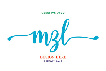 MZL lettering logo is simple, easy to understand and authoritative