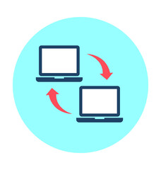 Data Sharing Vector Icon