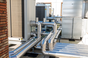 air ducts on the roof