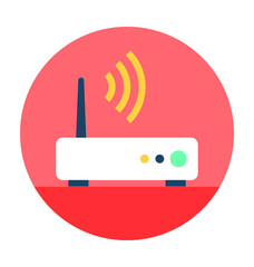 Wifi Router Vector Icon