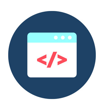 HTML Coding Vector Icon