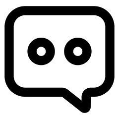 
Modern style of typing message icon


