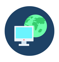 Worldwide Vector Icon