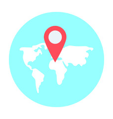 Map Location Vector Icon