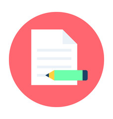 Writing Vector Icon