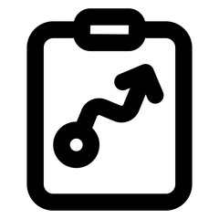 
Trendy design of business report icon

