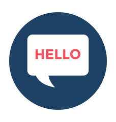 Speech Bubble Vector Icon