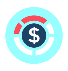Pie Chart Vector Icon