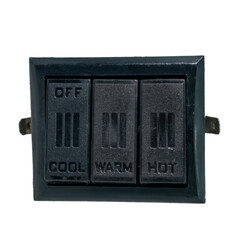 Black Heater Switch Isolated 