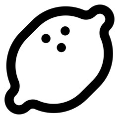 
An icon design of lemon, citrus fruit 

