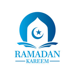 ramadan vector , mosque logo vector