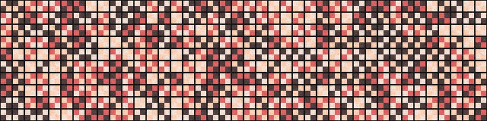 Fototapeta premium Abstract Geometric Pattern generative computational art illustration