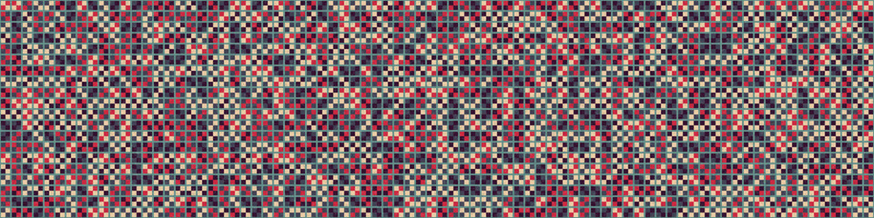 Abstract Geometric Pattern generative computational art illustration