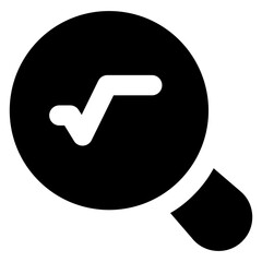 
Vector design of search maths icon

