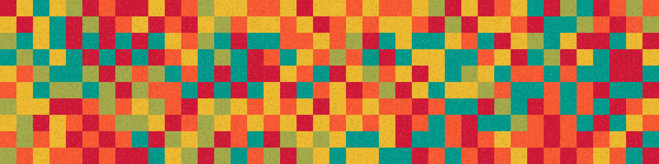 Abstract Geometric Pattern generative computational art illustration