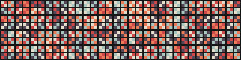 Abstract Geometric Pattern generative computational art illustration