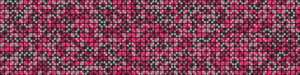 Fototapeta premium Abstract Geometric Pattern generative computational art illustration