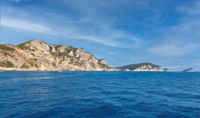 Fototapeta na wymiar The cliffs of the Cinque Terre. Liguria, Italy