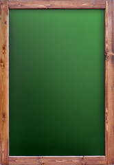 Green empty writing board