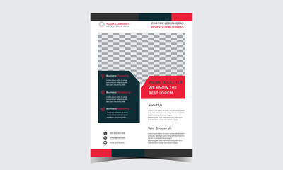 corporate business flyer design template for your business