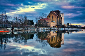 Alte Speicherhäuser am 