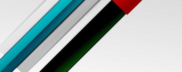 Multicolored lines background. Design template for business or technology presentations, internet posters or web brochure covers