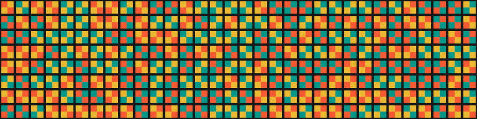 Abstract Geometric Pattern generative computational art illustration