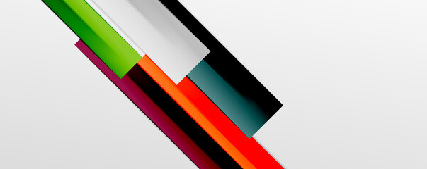 Color abstract lines trendy geometric background for business or technology presentation, internet poster or web brochure cover, wallpaper