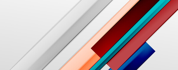 Color abstract lines trendy geometric background for business or technology presentation, internet poster or web brochure cover, wallpaper