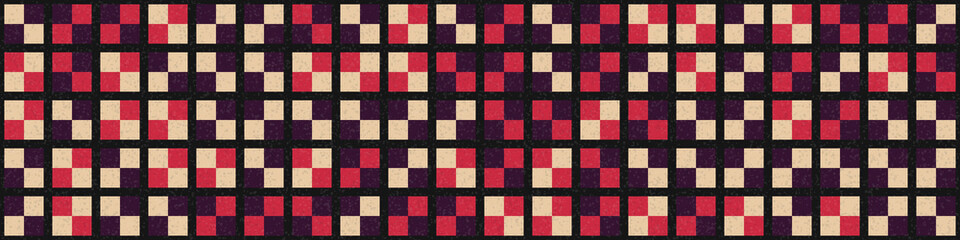 Abstract Geometric Pattern generative computational art illustration