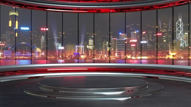 3D Virtual TV Studio News