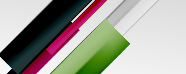 Multicolored lines background. Design template for business or technology presentations, internet posters or web brochure covers