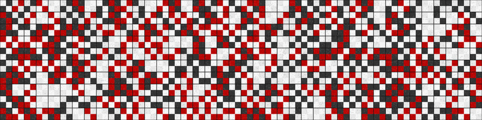 Abstract Geometric Pattern generative computational art illustration