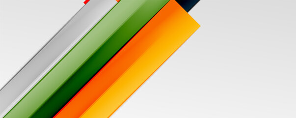 Multicolored lines background. Design template for business or technology presentations, internet posters or web brochure covers