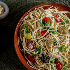 Healthy pasta dish