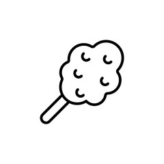 Cotton Candy icon in vector. Logotype