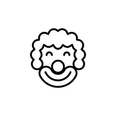 Joker icon in vector. Logotype