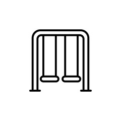 Swing icon in vector. Logotype