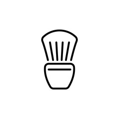 Shave Brush icon in vector. Logotype