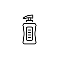 Lotion icon in vector. Logotype