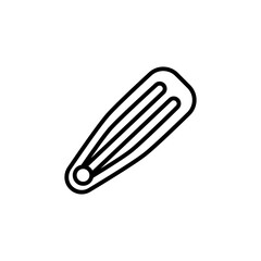 Hair Clip icon in vector. Logotype