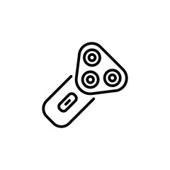 Electric Trimming icon in vector. Logotype