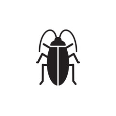 cockroach icon symbol sign vector