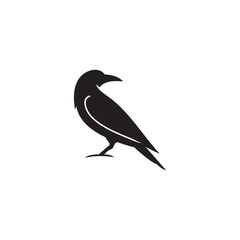 crow icon symbol sign vector