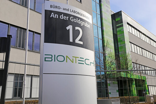 Hauptsitz der Firma Biontech in Mainz