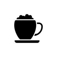 Cappuccino icon in vector. Logotype