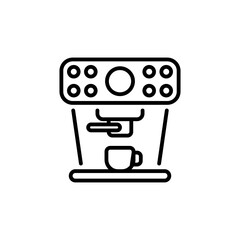 Coffee Machine icon in vector. Logotype