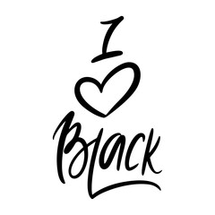 I love Black quote Black Girls Vector File