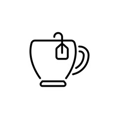 Obraz premium Tea icon in vector. Logotype