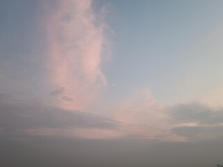 Naklejka na ściany i meble Moon on the cloud in korea